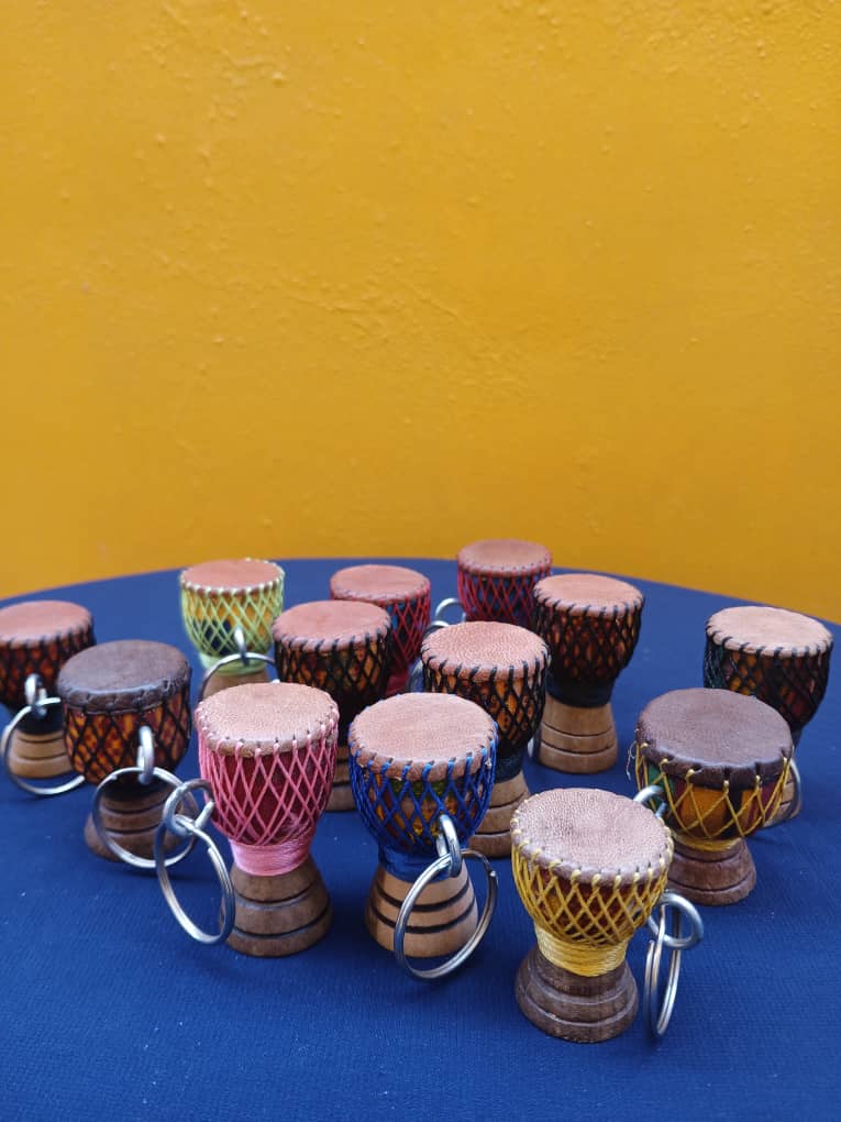 African Key Holders (Drum Shapes)